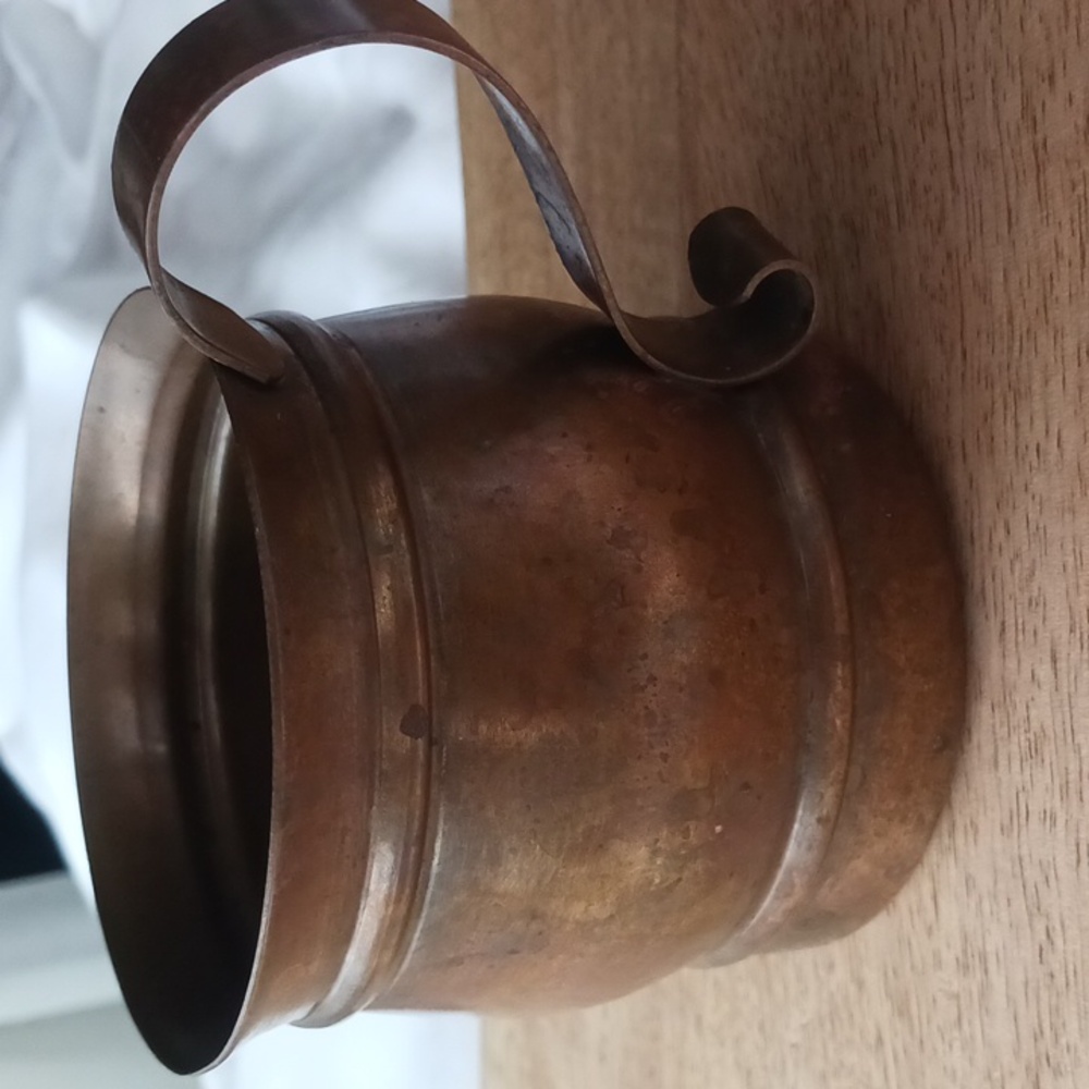 Copper Mug Vintage Gregorian Copper Made In U.S. Patinaed - Picture 5 of 9